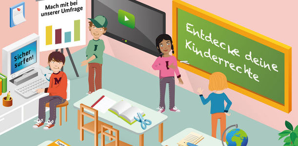 Bild zu Online-Portal - Familienministerium relauncht Kinderseite: Neue Kinderrechte-Welt 