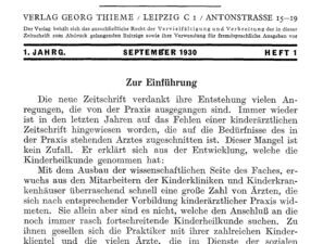 Bild zu Jubiläum - 90 Jahre Kinderärztliche Praxis